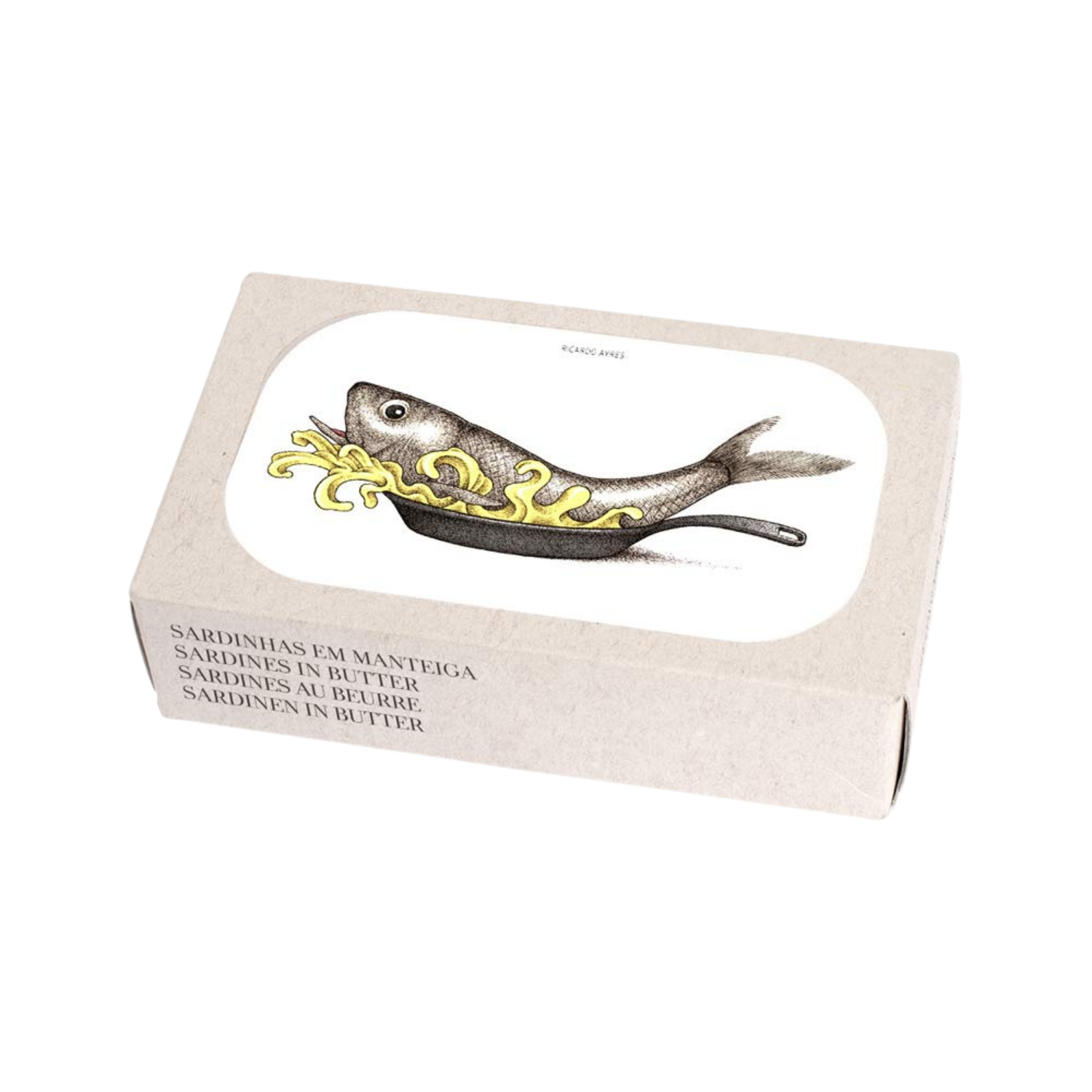 A "Jose Gourmet" can of sardines in butter