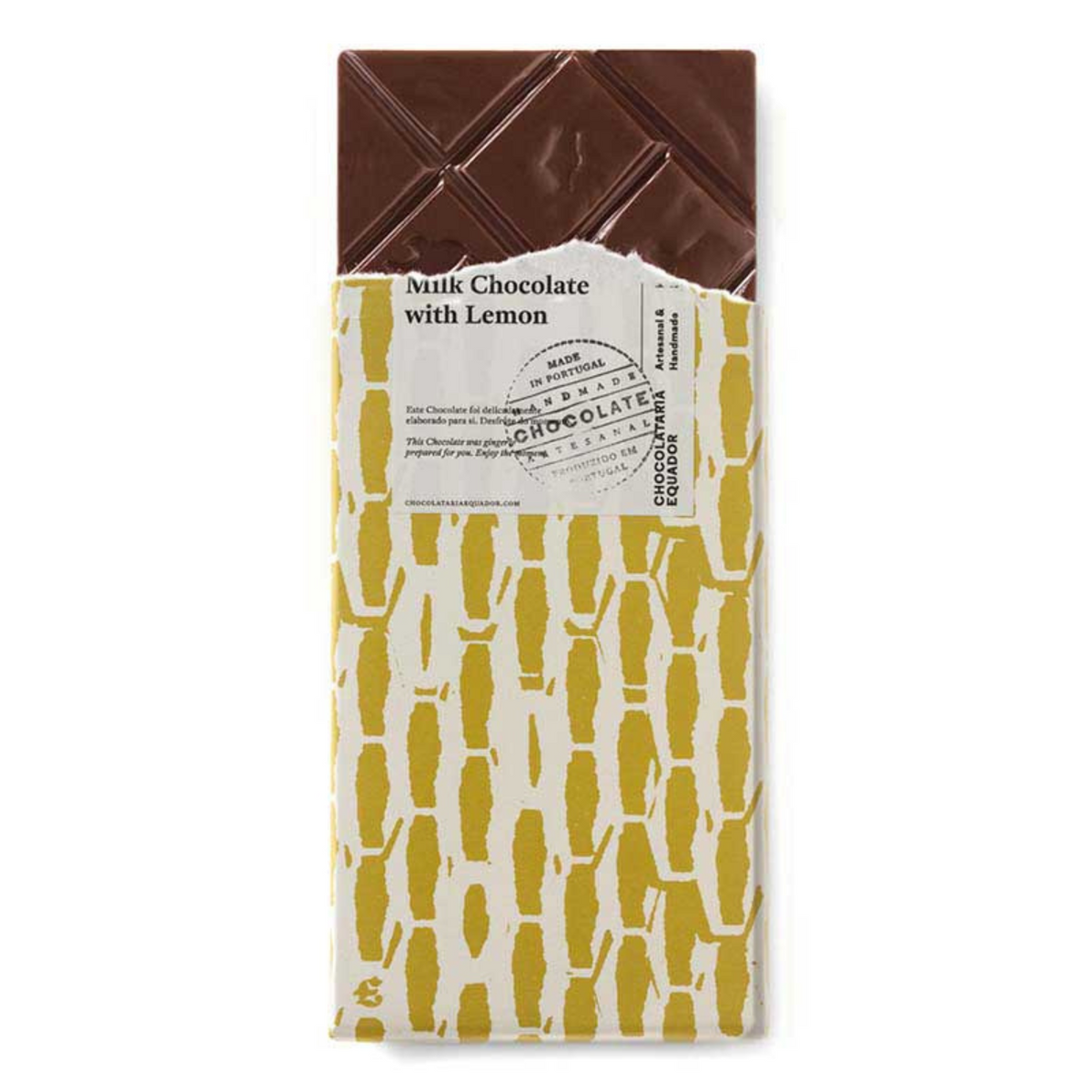 Chocolataria Equador Milk Chocolate with Lemon Portugalia Marketplace