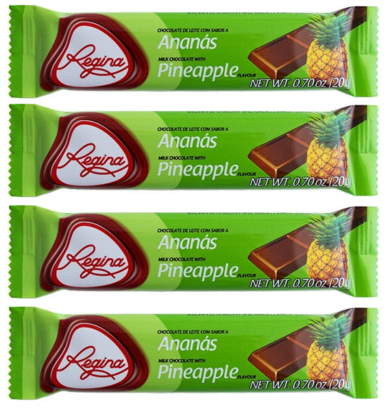 Regina Pineapple Flavored Milk Chocolate - 4 Pack