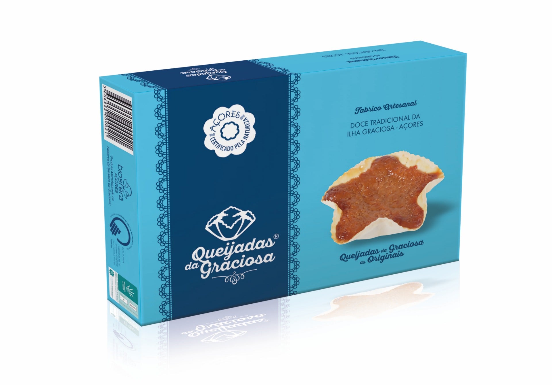 A 12-pack of Queijadas Da Graciosa Portuguese Custard Cakes