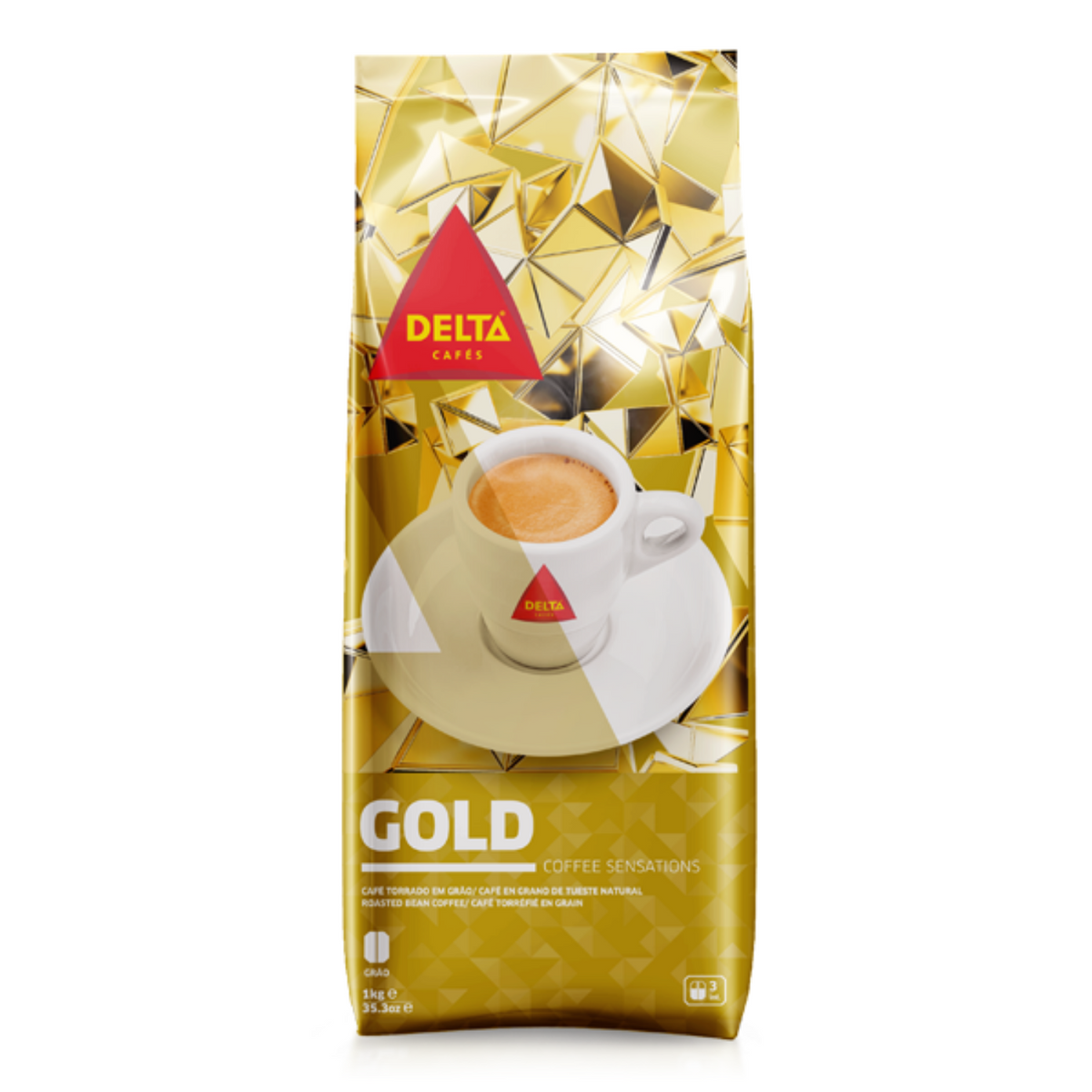 DELTA CAFE GRAIN GOLD 10 X 500 GR B10S10 - Les Tigres e-shop