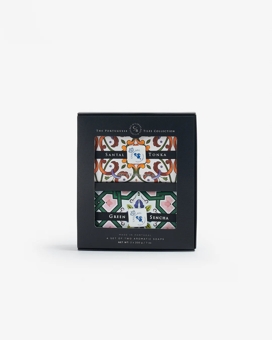 Castelbel Tile Santal Tonka & Green Sencha Soap Set