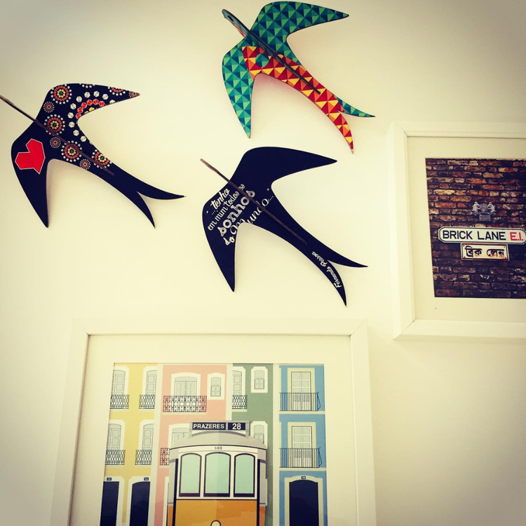 Hi Saudade Eco-friendly Design Gift - Azulejo Swallow