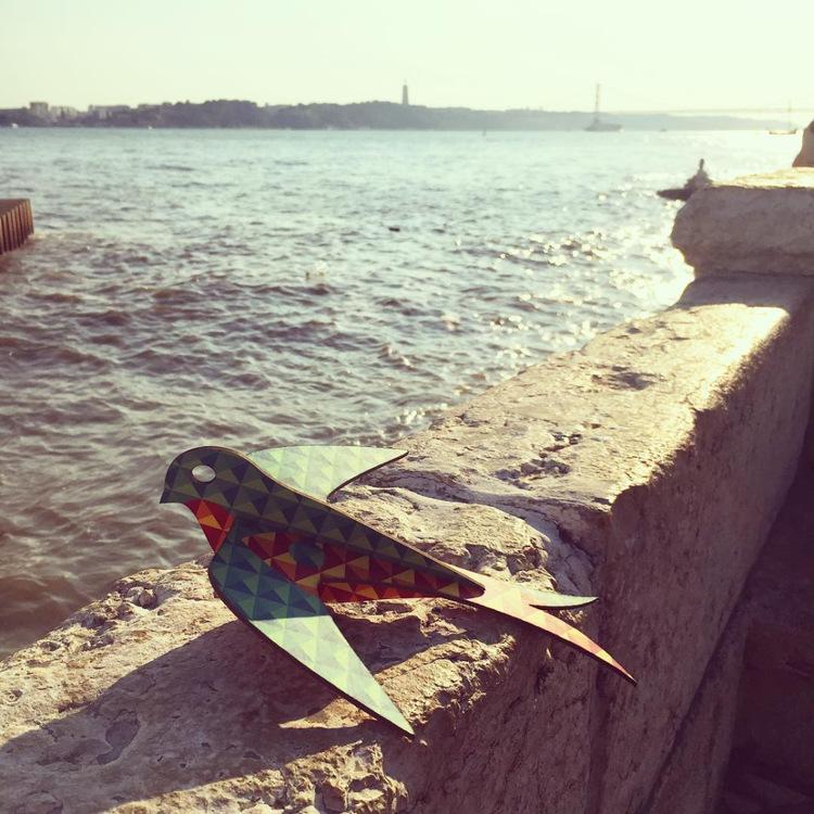 Hi Saudade Eco-friendly Design Gift - Azulejo Swallow