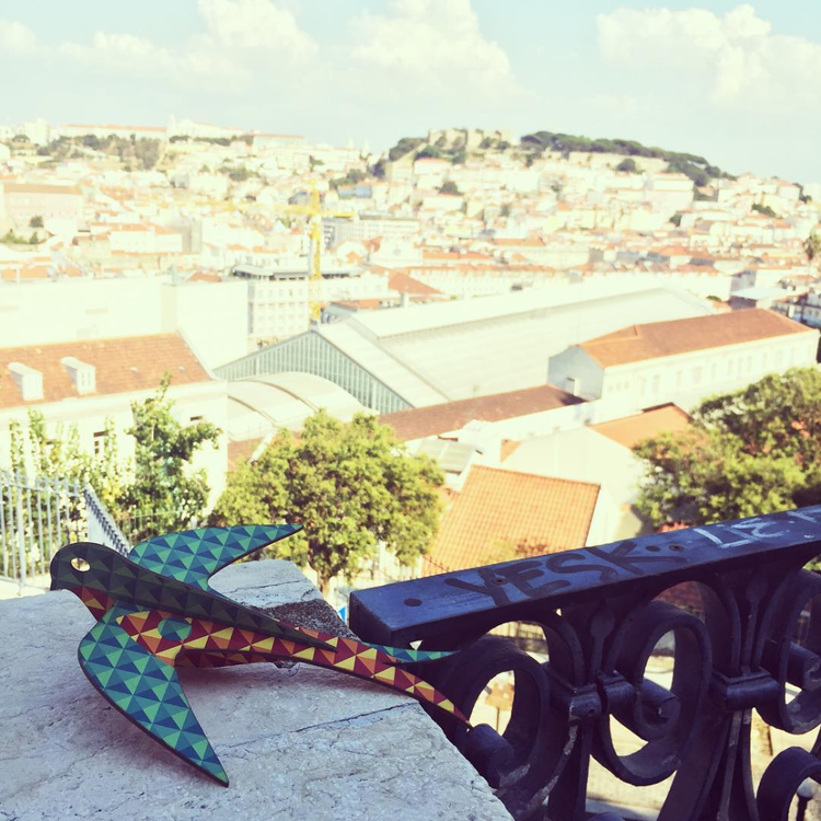 Hi Saudade Eco-friendly Design Gift - Azulejo Swallow