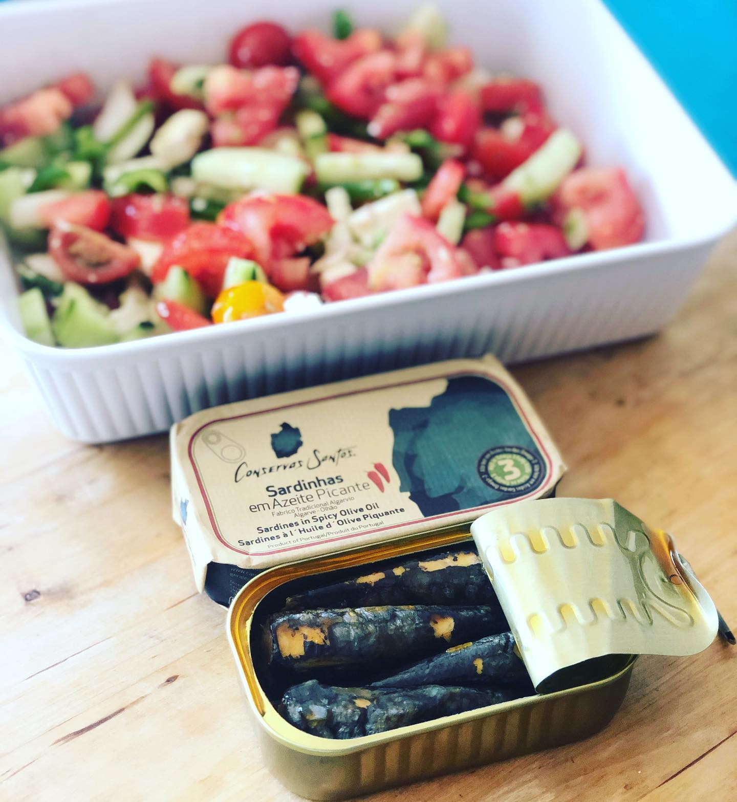 Conservas Santos Portuguese Sardines in Spicy Olive Oil
