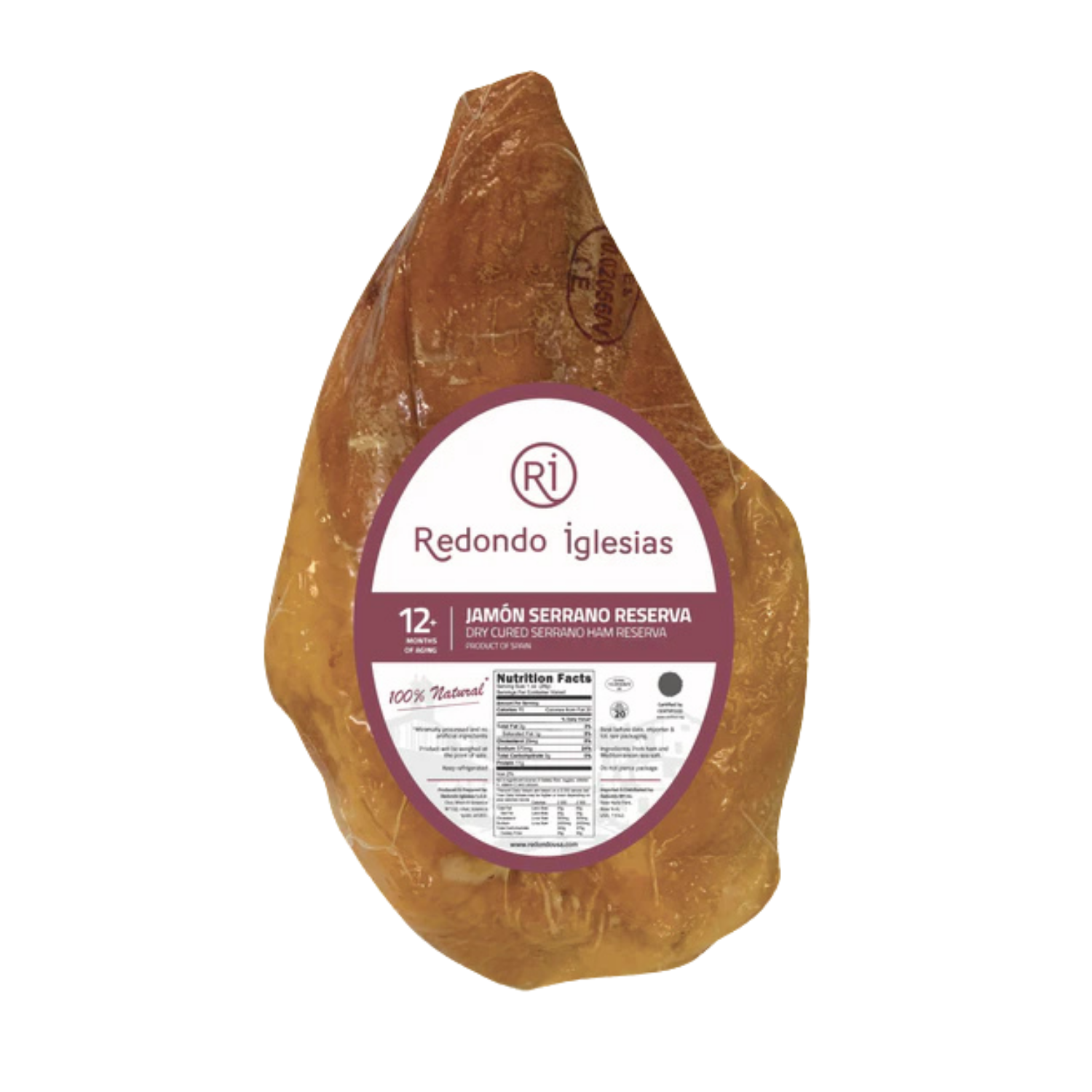 a "Redondo Iglesias" boneless presunto leg