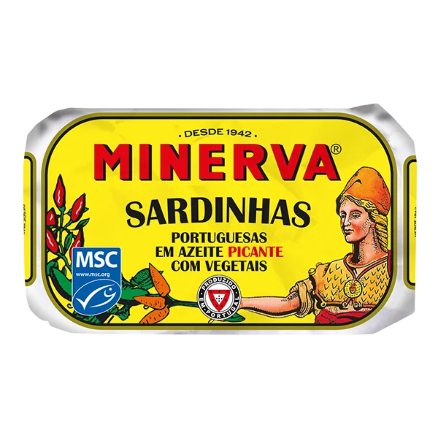 Minerva Sardines in Spiced Olive Oil with Pickles