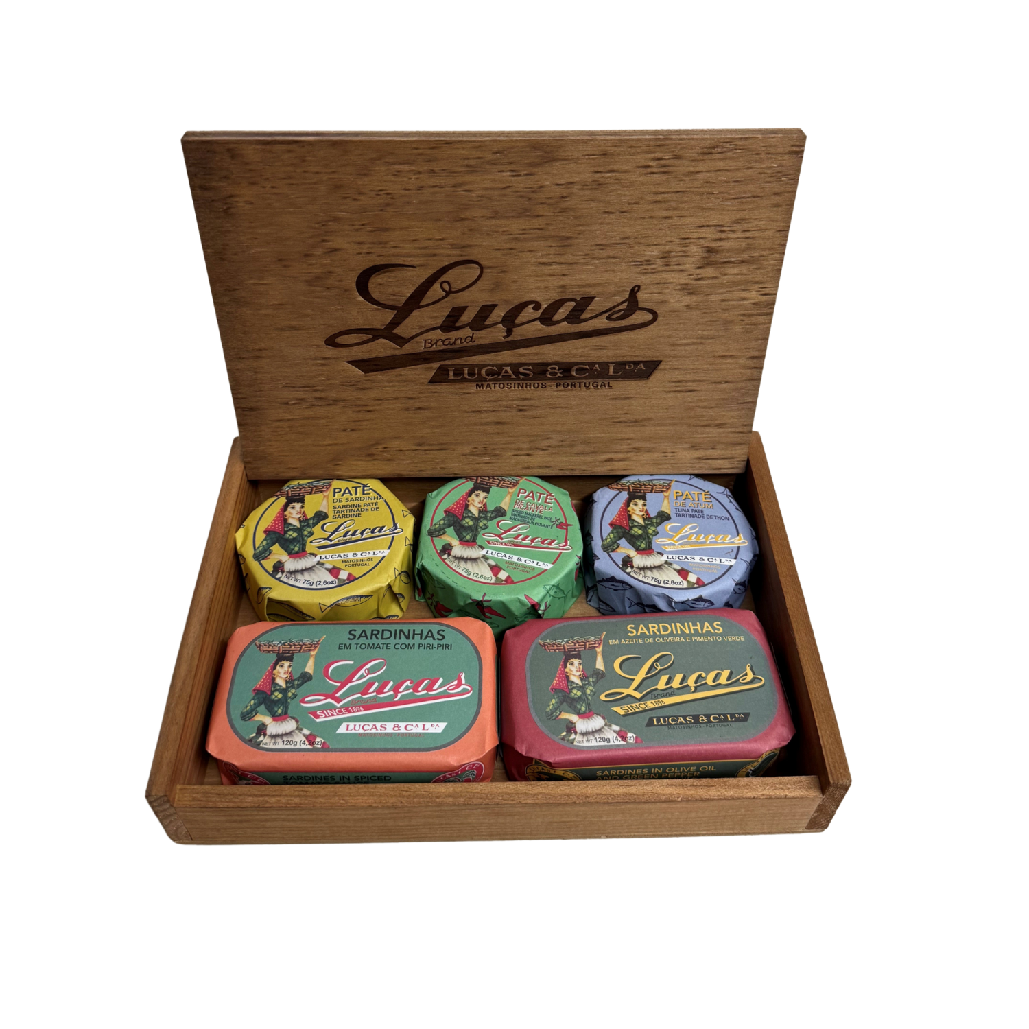 Luças Wooden Box 'Cigar Style'