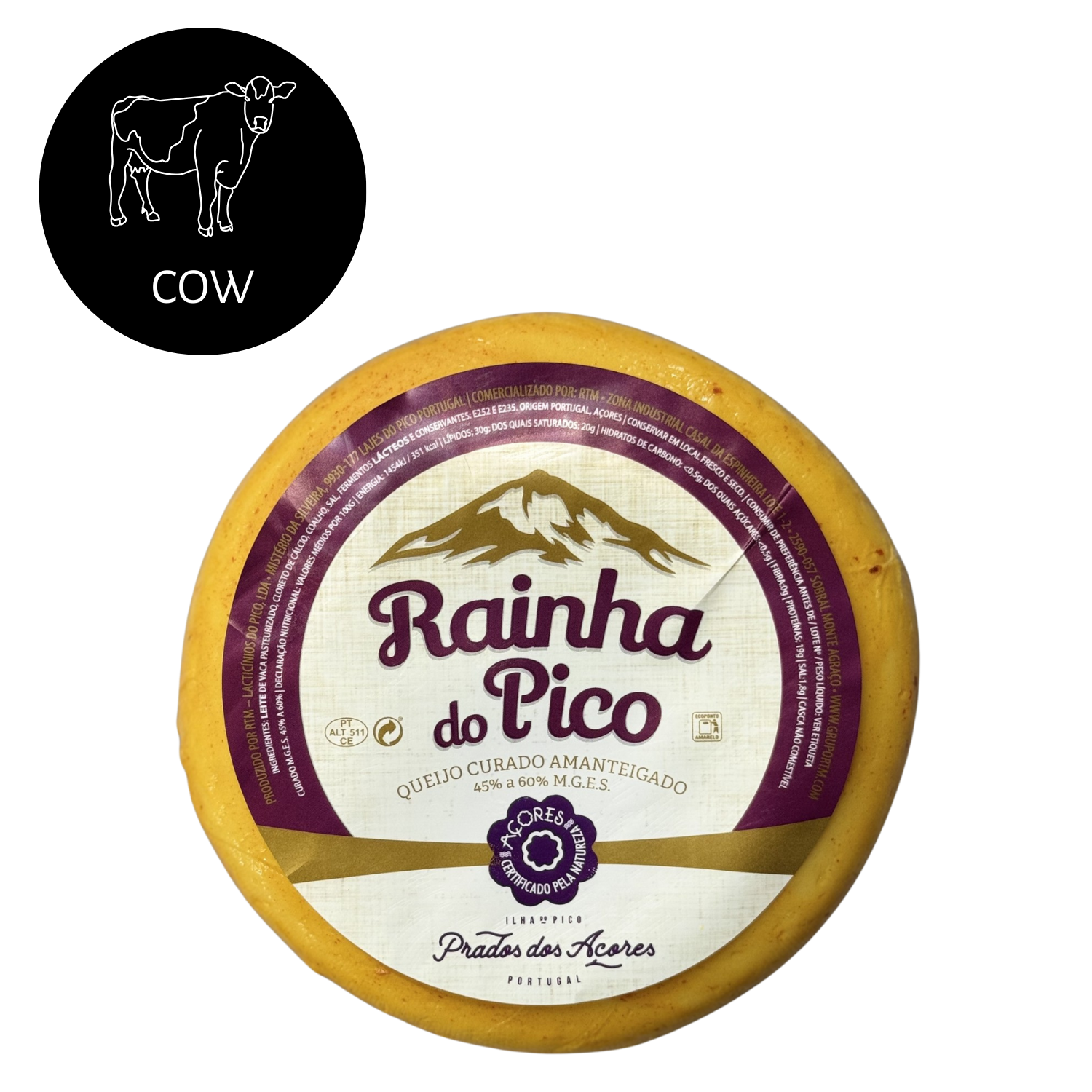 Rainha do Pico Cow Cheese