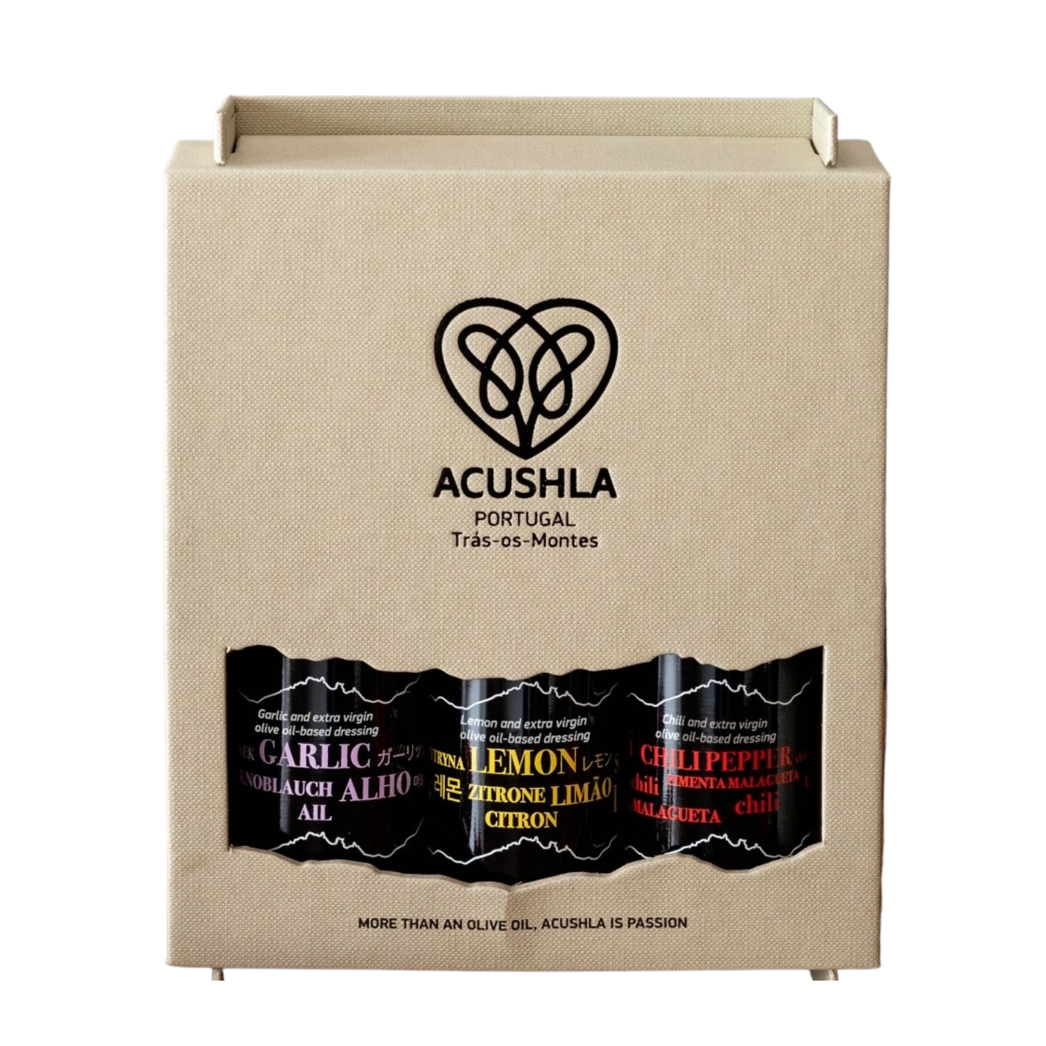 Acushla Pack of Organic Flavoured Olive Oils 100ml