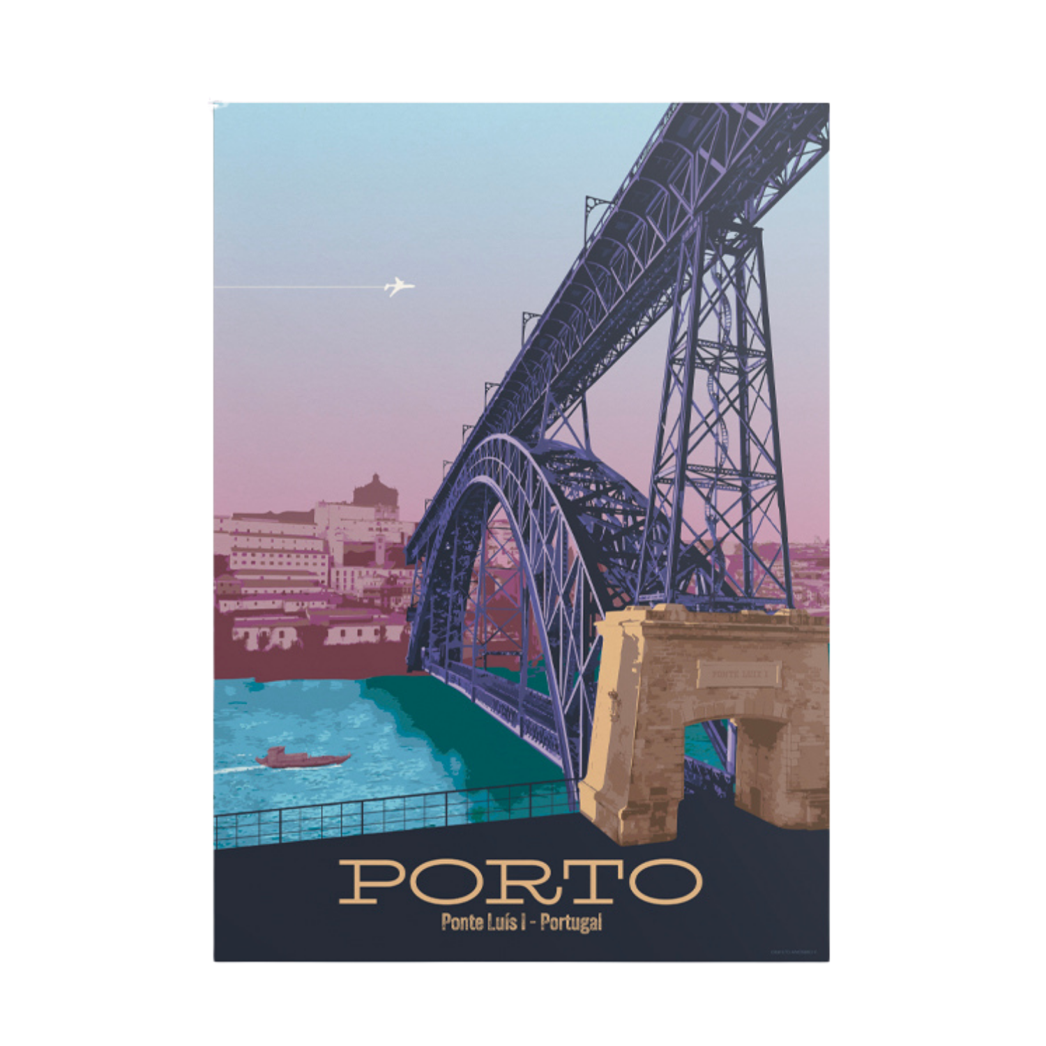 Objecto Anonimo Portugal Poster - Porto (Ponte Luis I)