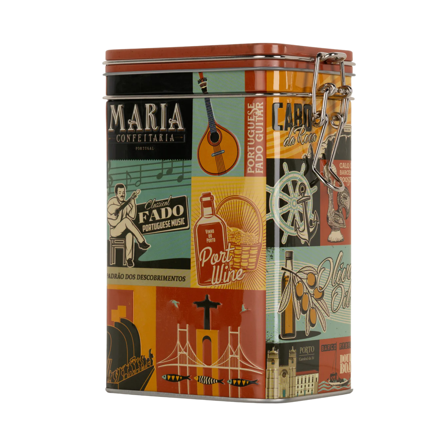 Maria Confeitaria Tin of Apple and Cinnamon Cookies