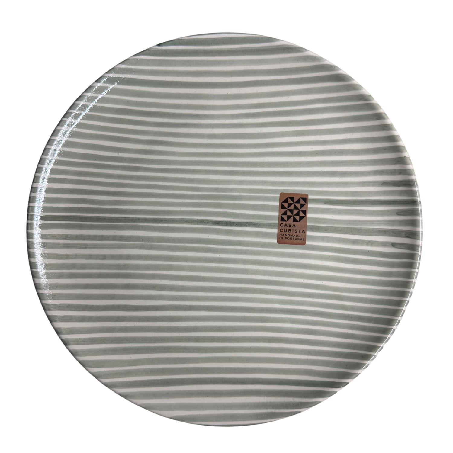 Casa Cubista Large Plate - Stripe