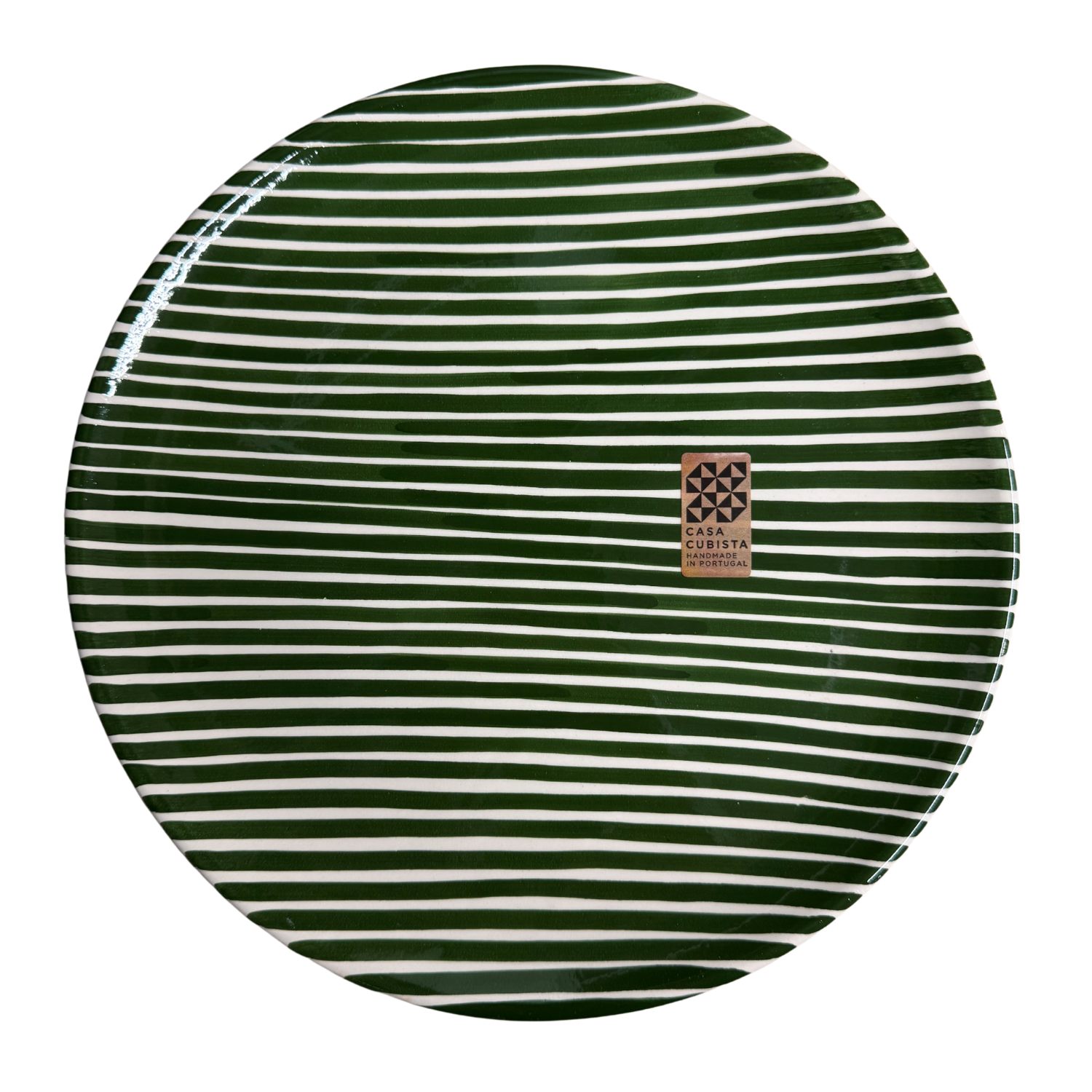 Casa Cubista Large Plate - Stripe