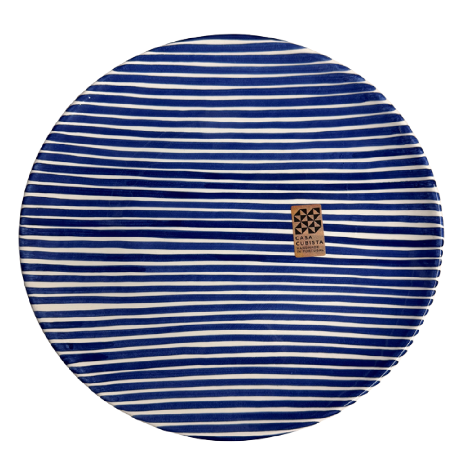 Casa Cubista Large Plate - Stripe