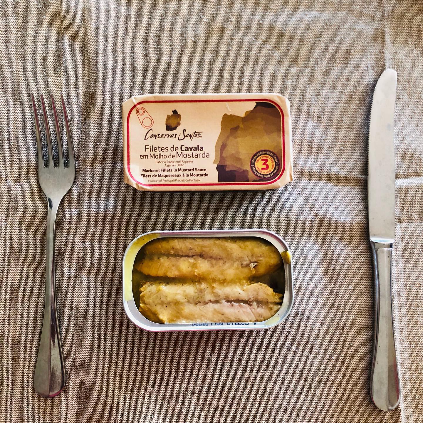漬*物様 40s50s Stradivari Strad-O-Gal ギャバレー Conservas Santos Mackerel Fillets in Mustard Sauce – Portugalia