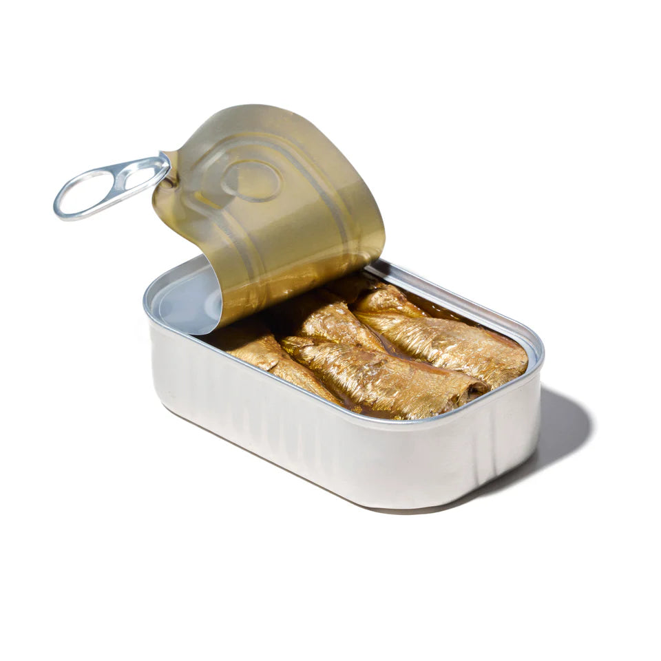 Nice Cans Smoked Sardines in Organic Olive Oil and Sea Salt