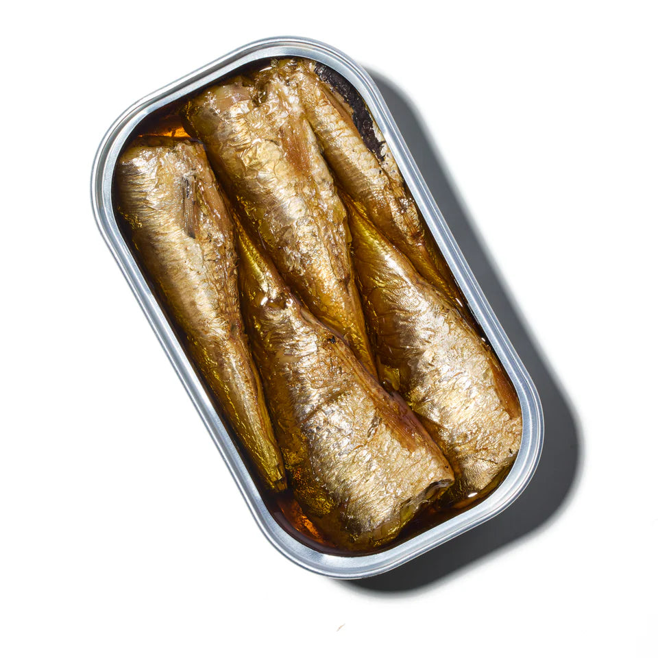 Nice Cans Smoked Sardines in Organic Olive Oil and Sea Salt