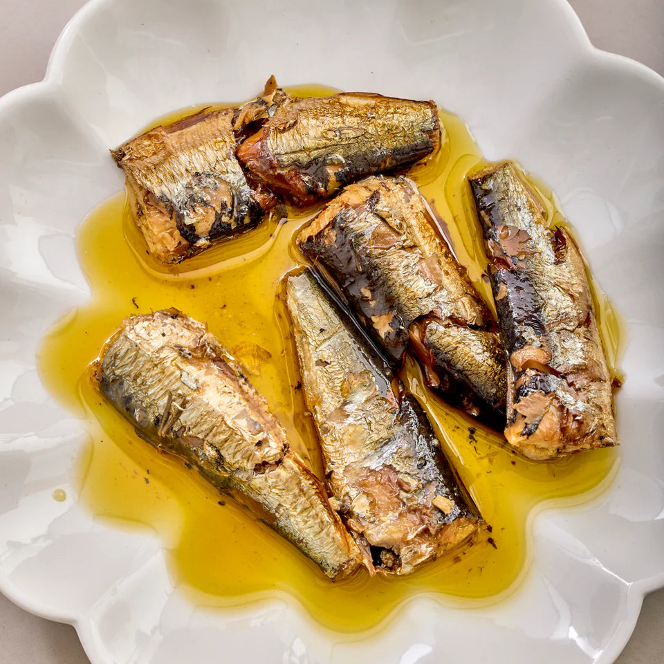 Nice Cans Smoked Sardines in Organic Olive Oil and Sea Salt