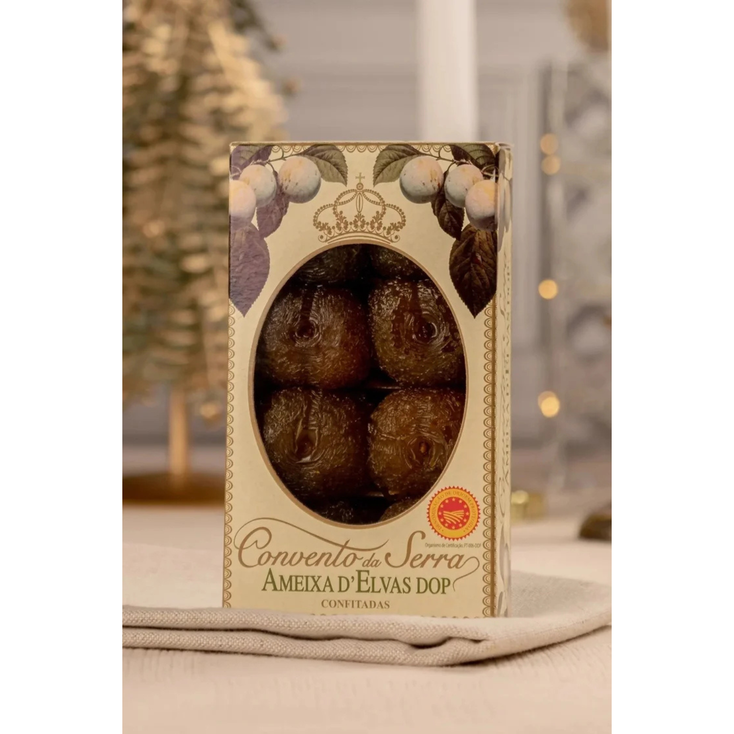 Convento da Serra Ameixas d’Elvas DOP – Preserved Green Gage Plums.