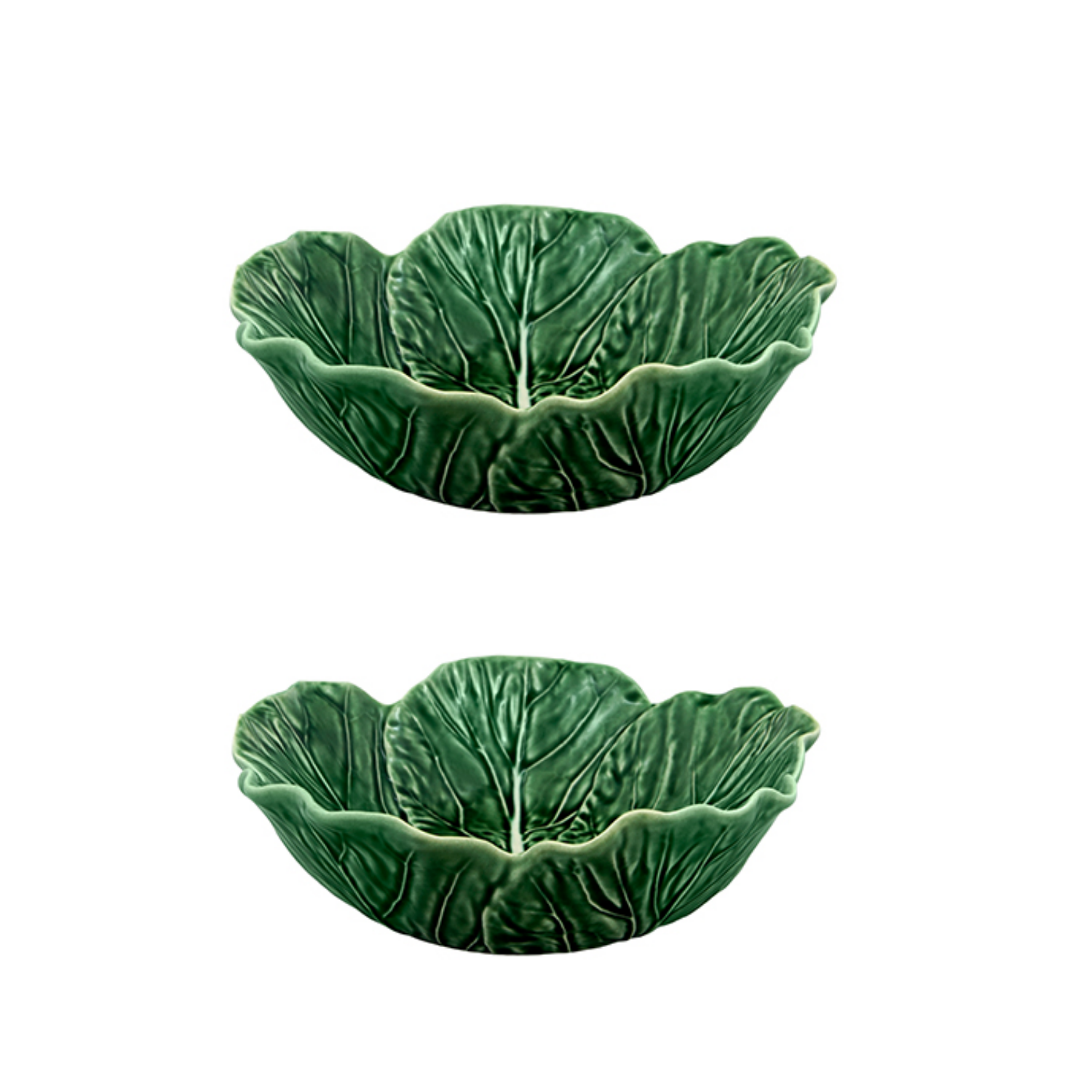 Bordallo Pinheiro Cabbage Medium Bowl - Set of 2
