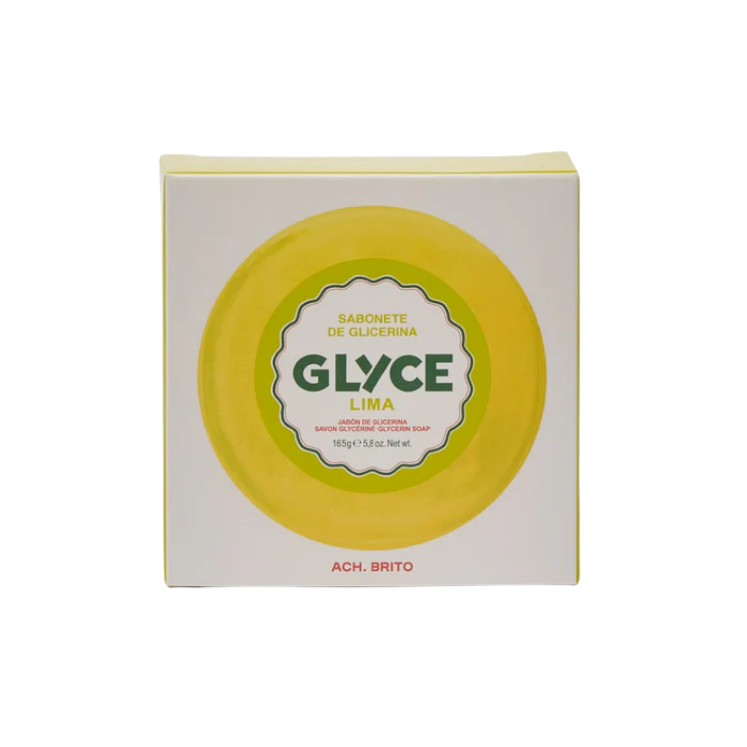  'Glyce' packaging on a white background