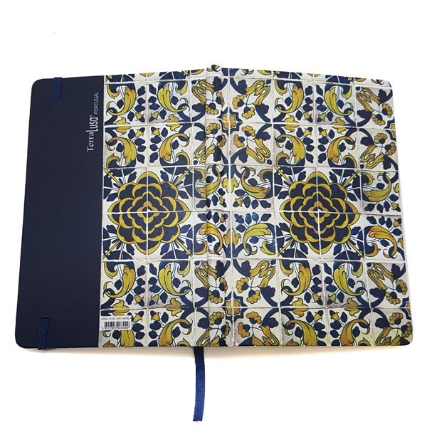 Terra Lusa 17th Century Portuguese Tiles Camellia Notebook