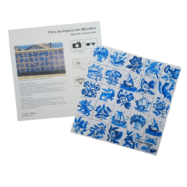 Terra Lusa Single Figure Tile Microfiber Cleaning Cloth