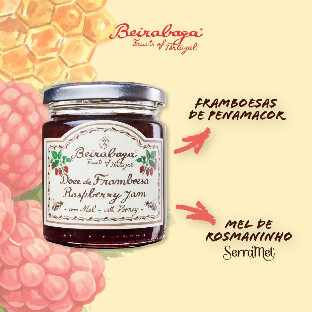 Beirabaga Raspberry Jam with Honey-270gr