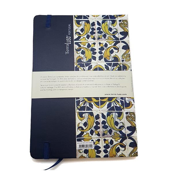 Terra Lusa 17th Century Portuguese Tiles Camellia Notebook
