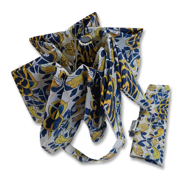 Terra Lusa 17th Century Portuguese Tiles Camellia Umbrella