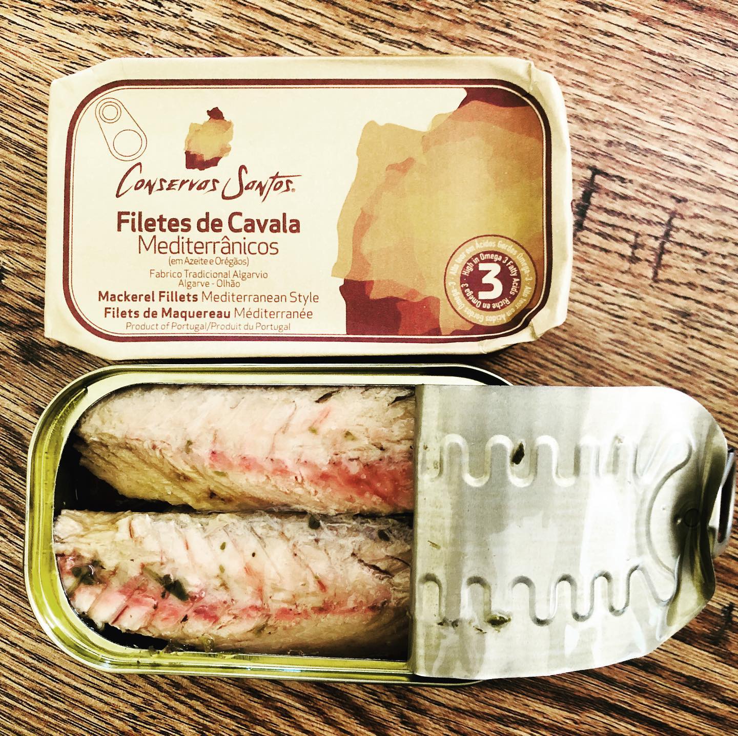 Conservas Santos Mackerel Fillets Mediterranean Style