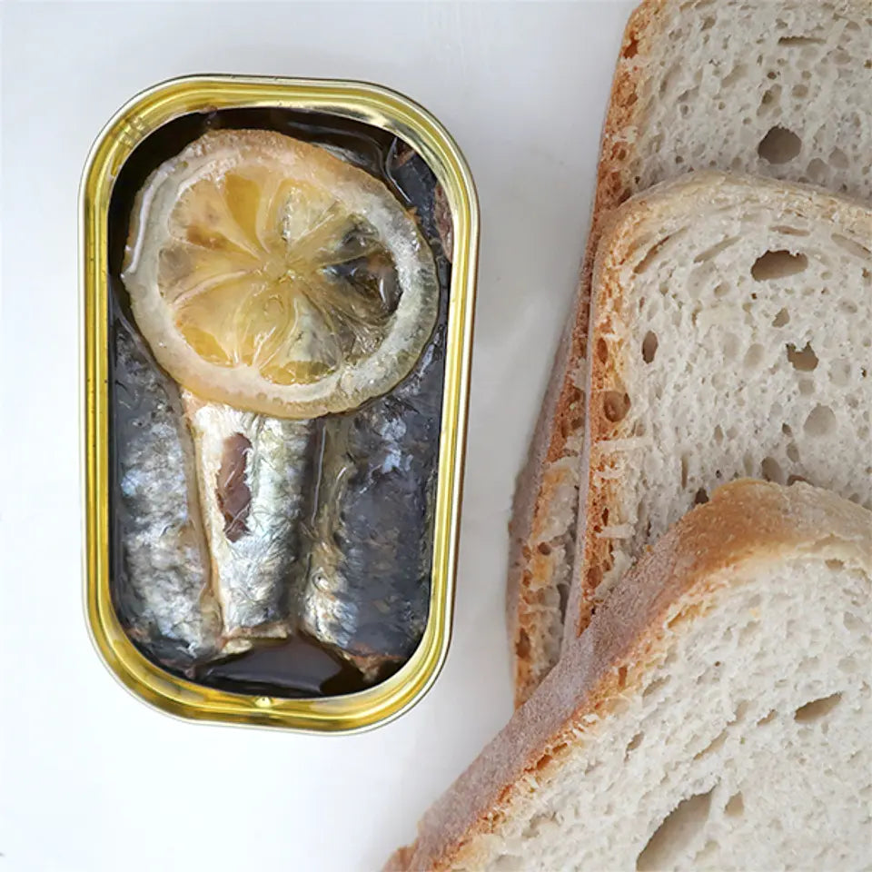 Papa Anzóis Sardines with Lemon and Olive Oil