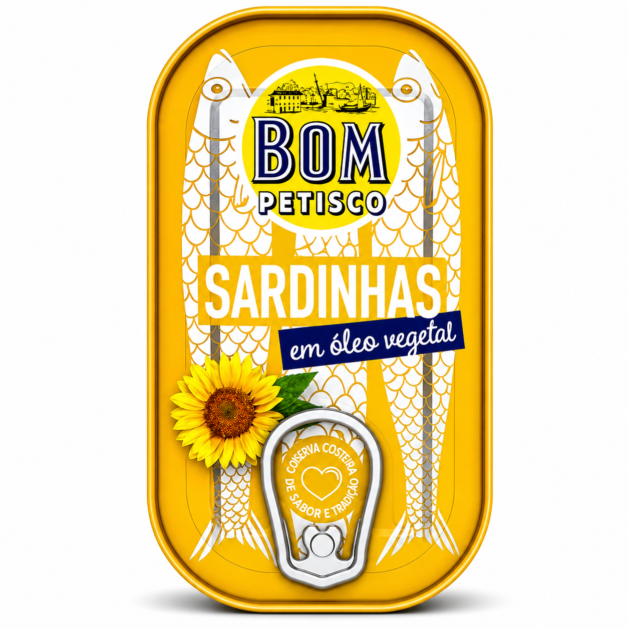 Bom Petisco Sardines in Sunflower Oil-120gr
