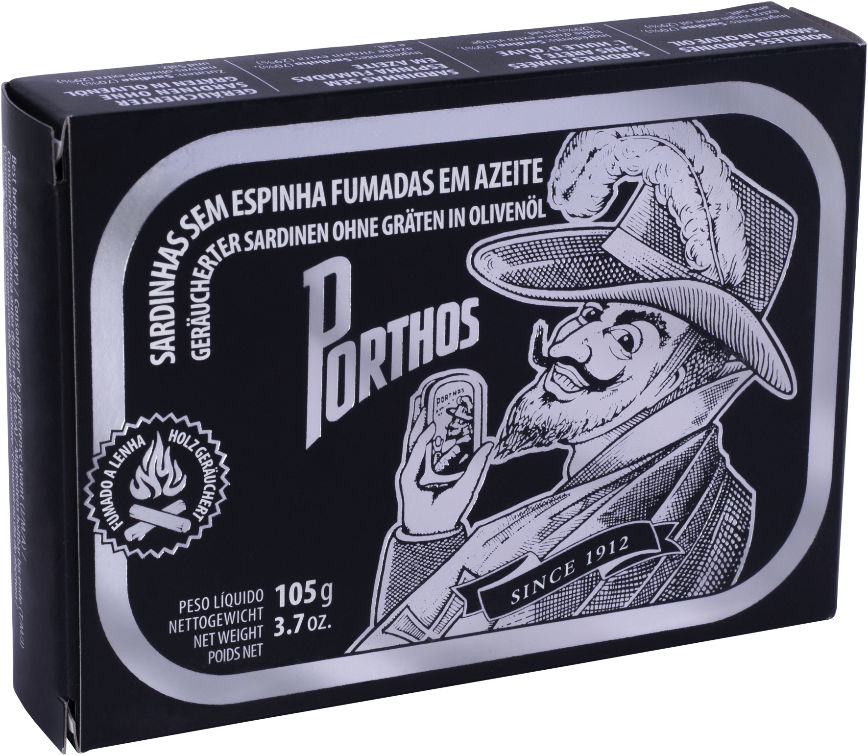 Porthos Boneless Sardines Smoked in Olive Oil