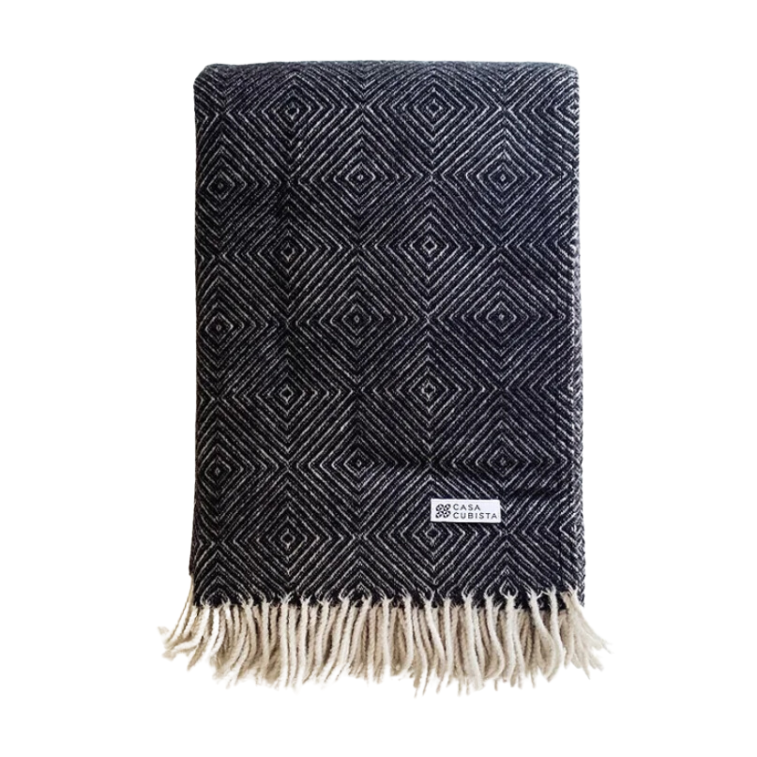 Casa Cubista Brushed Wool Blanket
