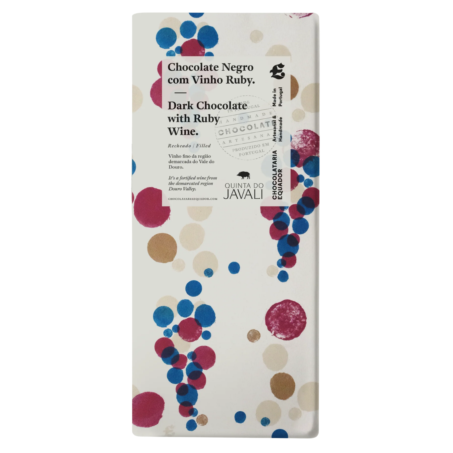 Chocolataria Equador Dark Chocolate with Port Wine