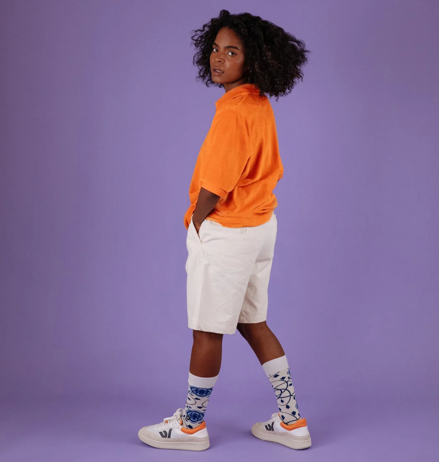 Sir Tile Camellia Socks