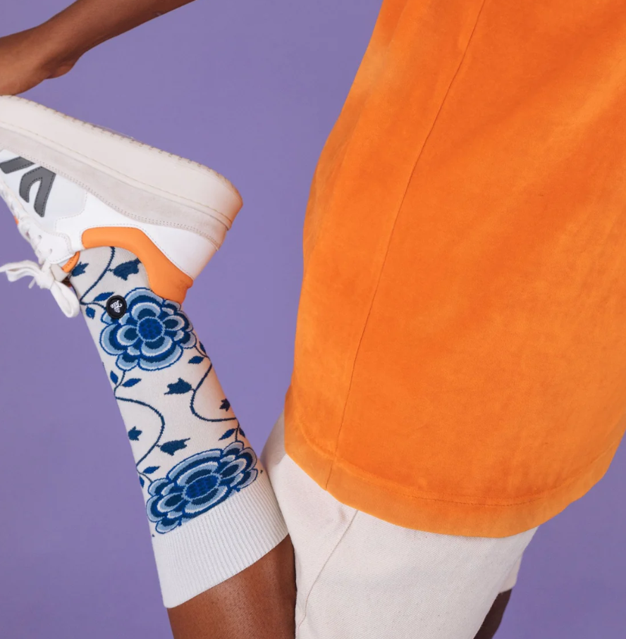 Sir Tile Camellia Socks