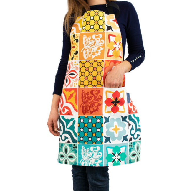 Companhia Atlantica Apron - Colored Tiles