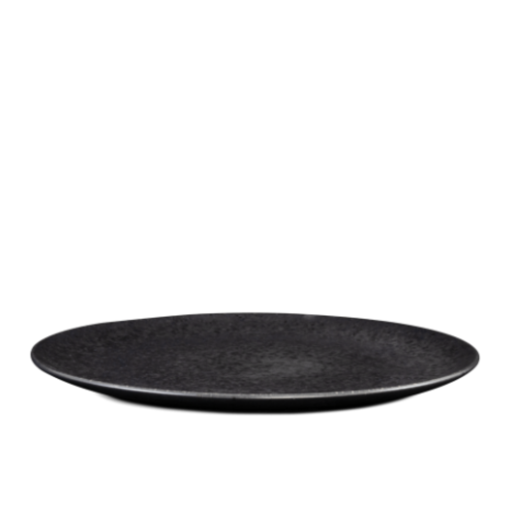 Terrafina Black Stone Dinner Plate - Set of 4