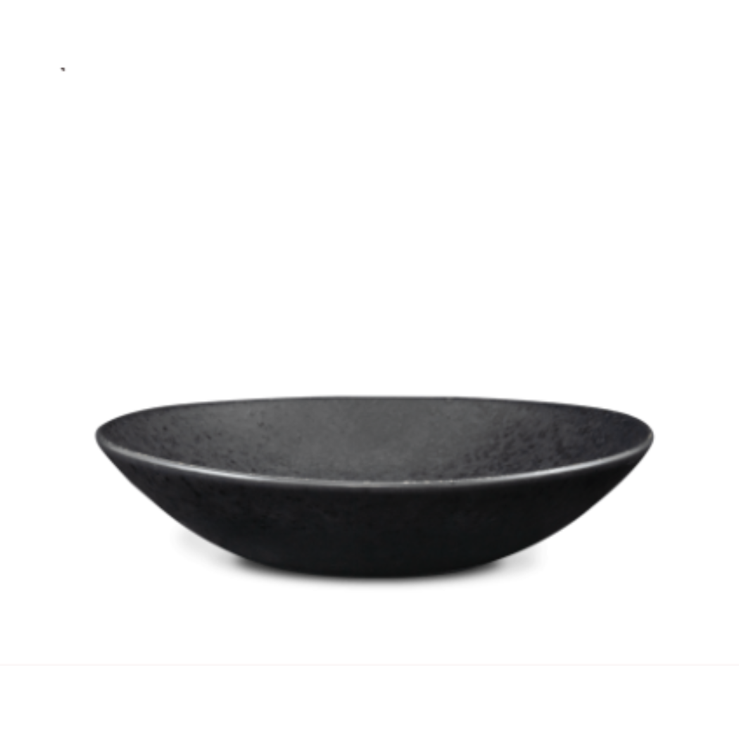 Terrafina Black Stone Pasta/Soup Plate - Set of 4