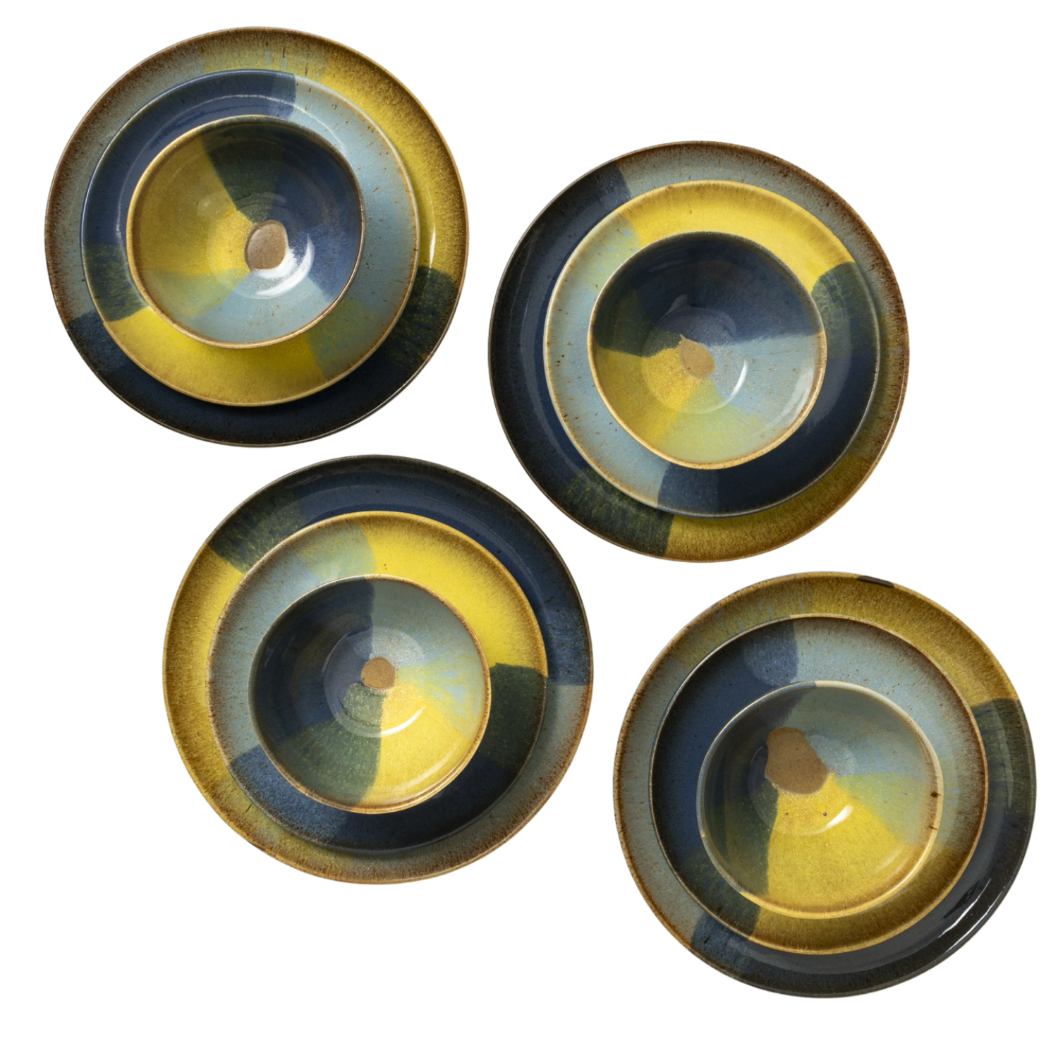 Terrafina Corals - 12 Piece Set with Cereal Bowl