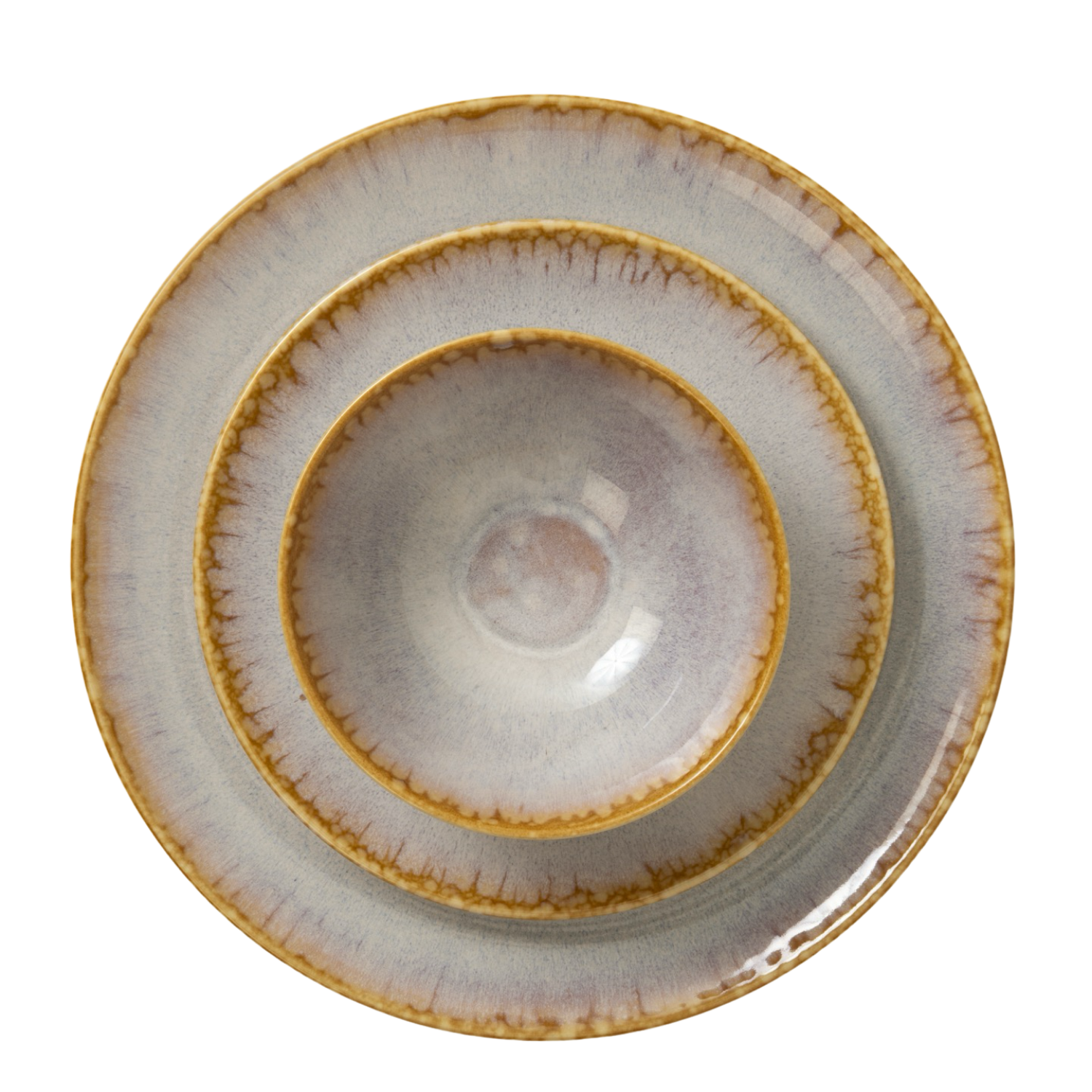 Terrafina Cream Amazonia - 12 Piece Set with Cereal Bowl