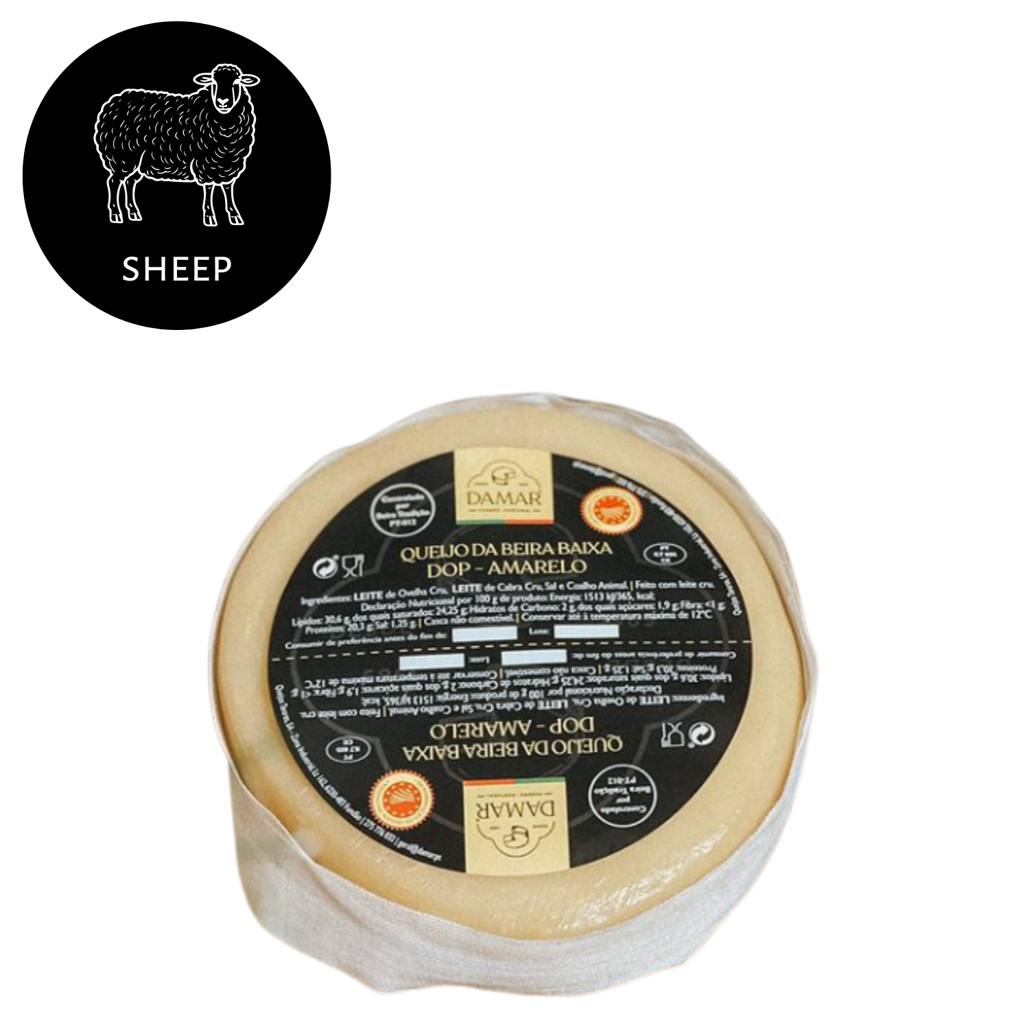 Damar Queijo da Beira Baixa DOP - Amarelo