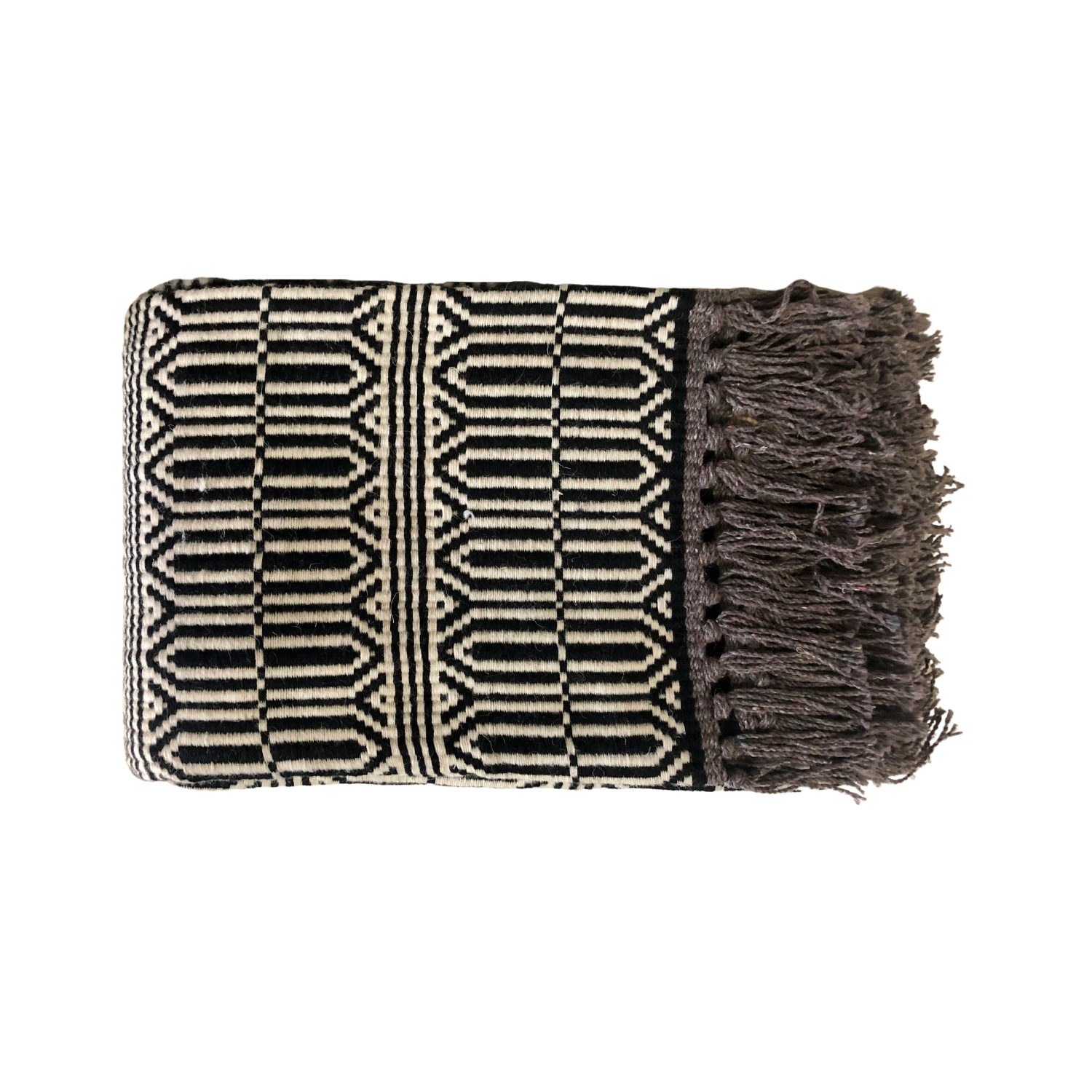 Fabricaal Premium Wool Manta - Black and White