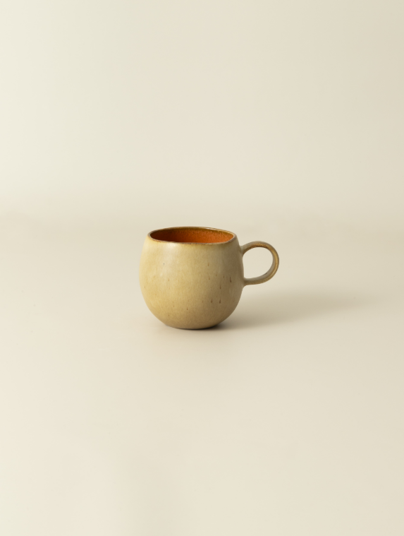 Terrafina Orange Flower Seeds Mug - Set of 2