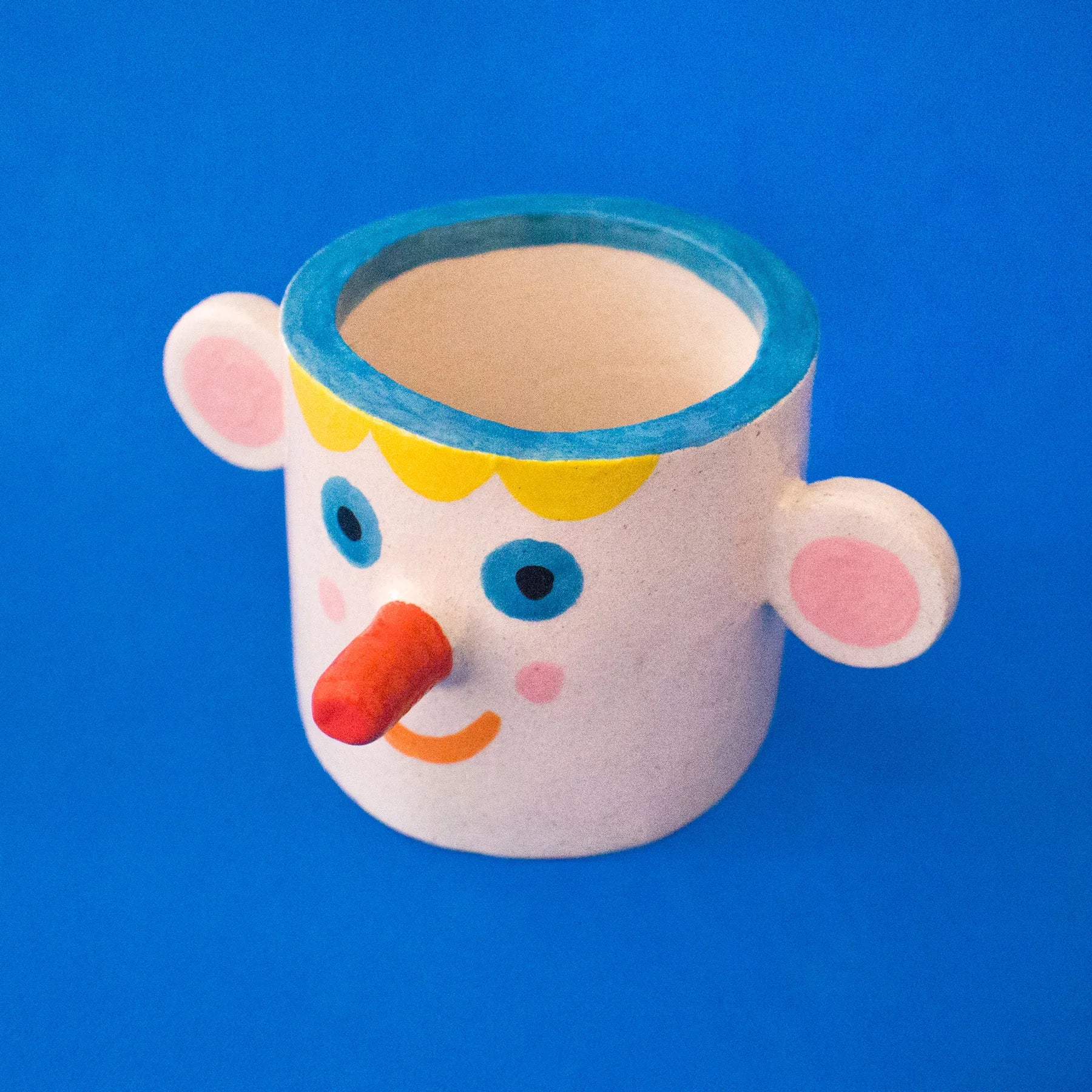 Ana Seixas Happy Face Little Pot - Ceramic Vase