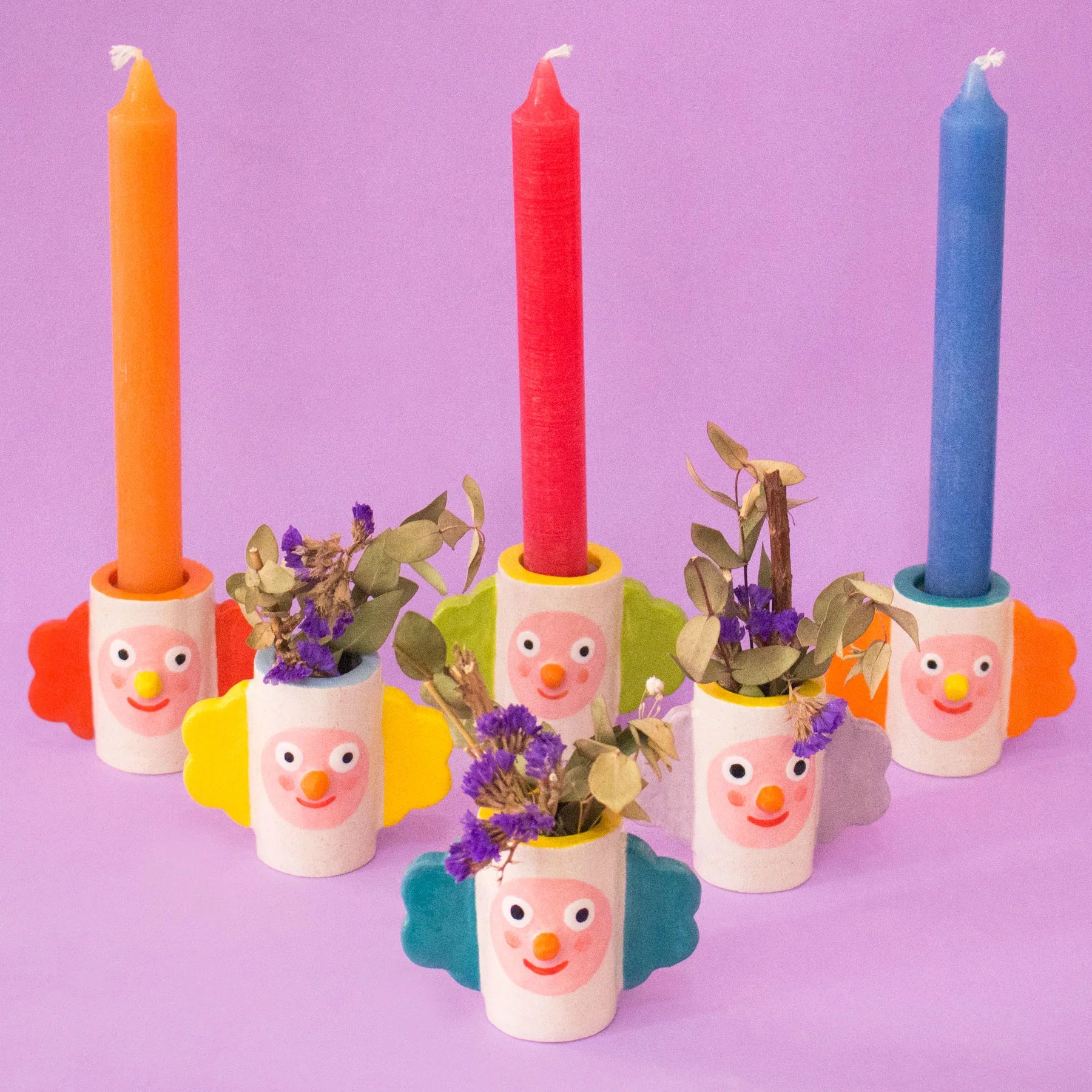 Ana Seixas Little Clown Candle Holder